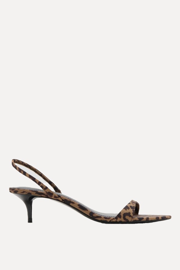 Animal Print Heel Sandals
