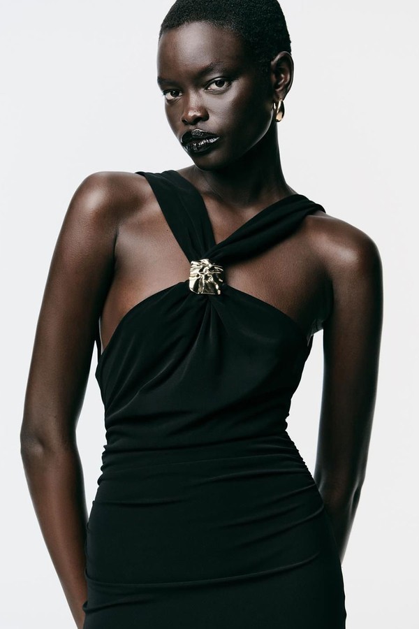 Crossover Dress With Detail