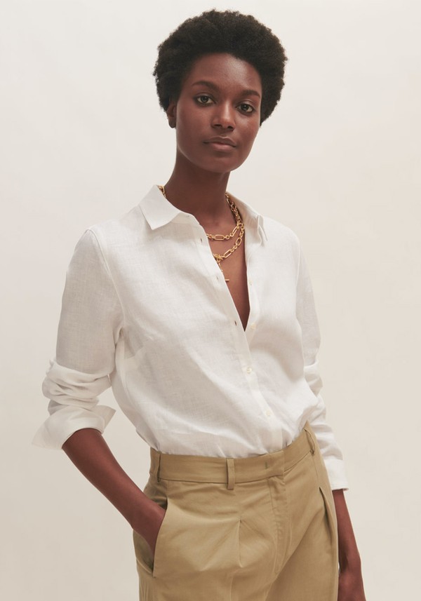 Cross Weave Linen Shirt from Jigsaw