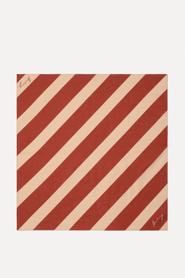 Striped Cotton Scarf from Burberry
