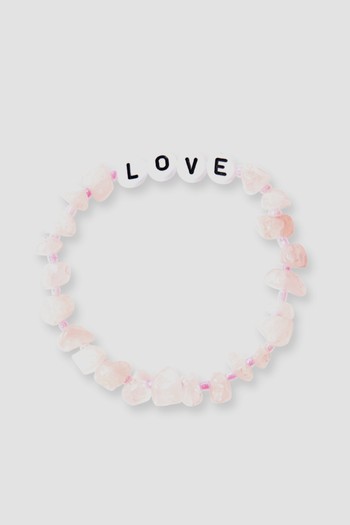 LOVE Rose Quartz Crystal Healing Bracelet from T Balance Crystals