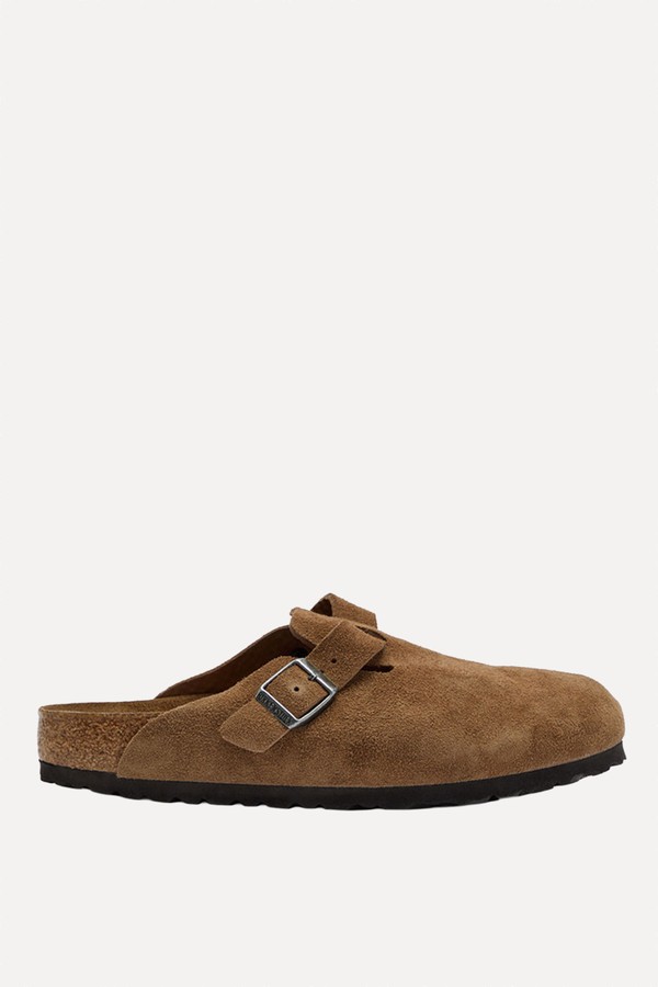 Boston Brushed Suede Clogs from BIRKENSTOCK