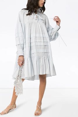 ruffled flared dress from Cecilie Bahnsen