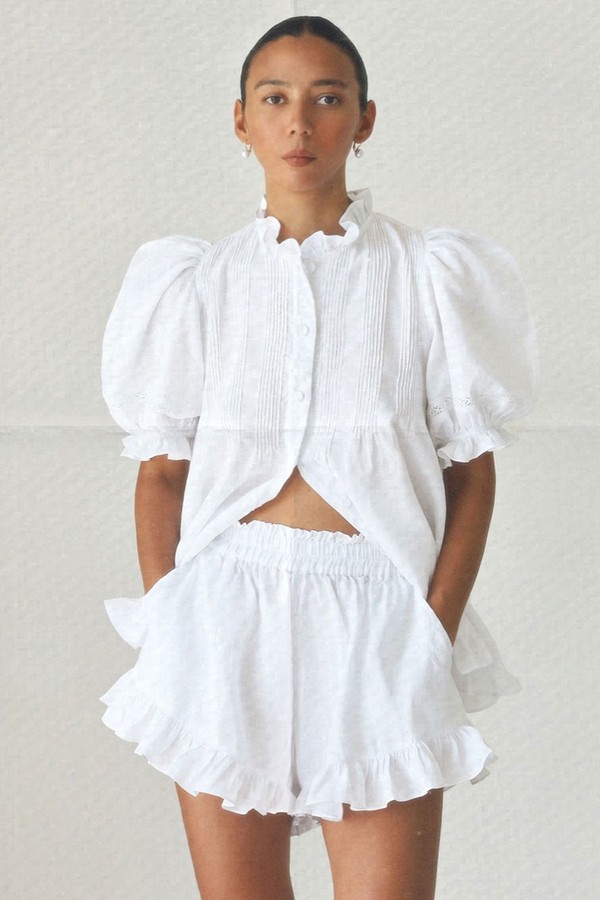 Sanna Pintuck Blouse from Morton Mac