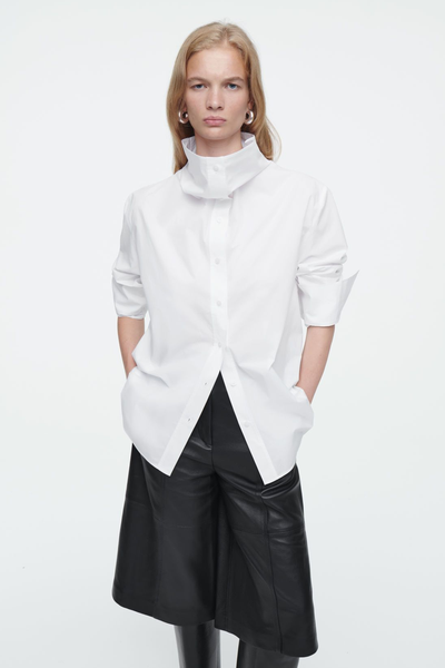 Funnel-Neck Shirt from COS