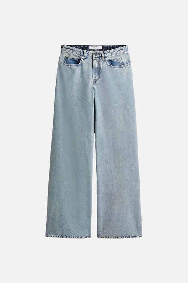 Two-Toned Baggy Jeans