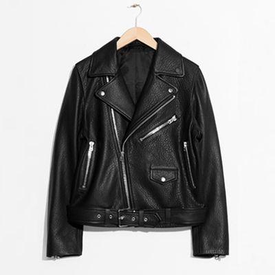 Leather Biker Jacket from & Other Stories