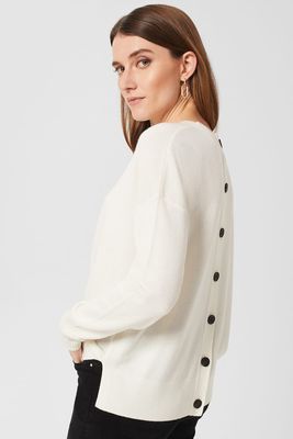 Lydia Button Jumper With Cashmere, £89