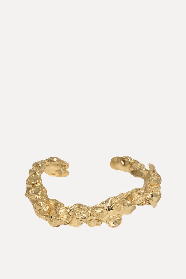 "NotSoMuch" Padding Gold Plated Cuff 