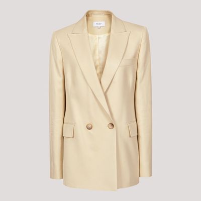 Olivia Satin-Twill Blazer from Reiss