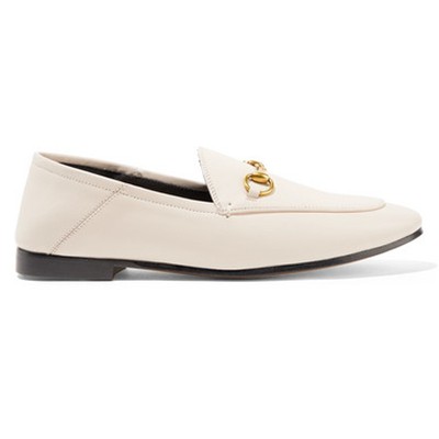 Brixton Horsebit-Detailed Leather Collapsible-Heel Loafers from Gucci