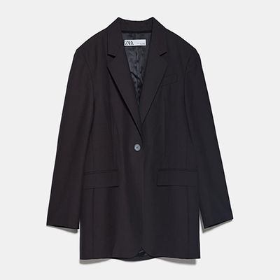 Straight Wool Blazer from Zara