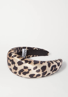 Leopard Print Headband from Ganni