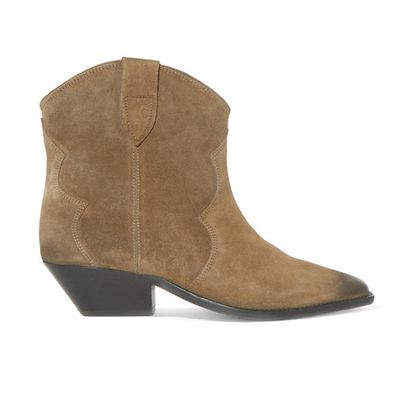 Dewina Distressed Suede Ankle Boots from Isabel Marant