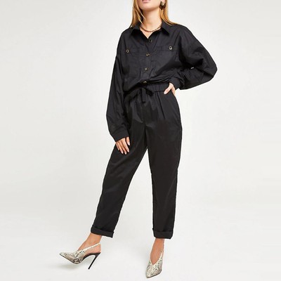 Black Utility Boiler Suit