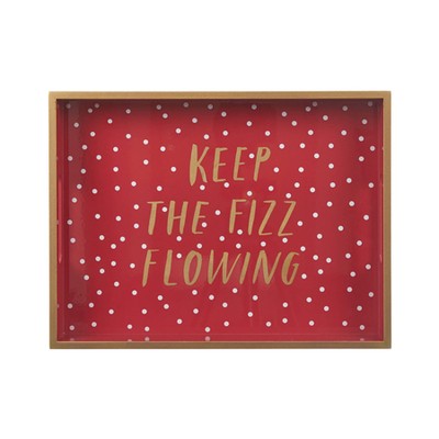 Keep The Fizz Flowing Tray from John Lewis & Partners