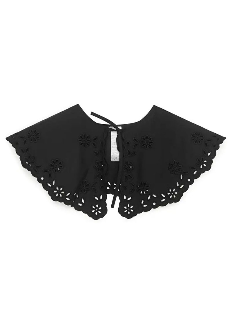 Embroidered Poplin Collar from Arket