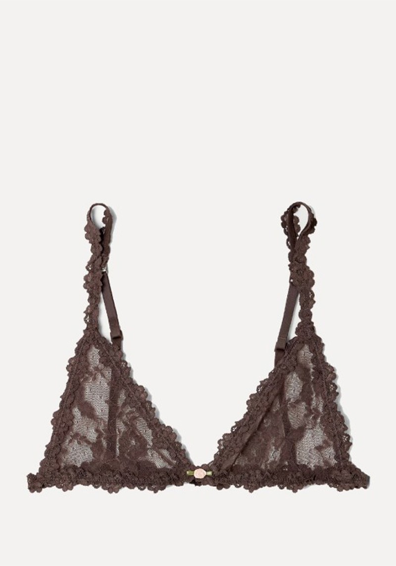 Stretch Lace Triangle Bralette