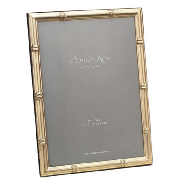 Bamboo Matte Gold Photo Frame