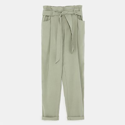 Paperbag Trousers  from Zara 