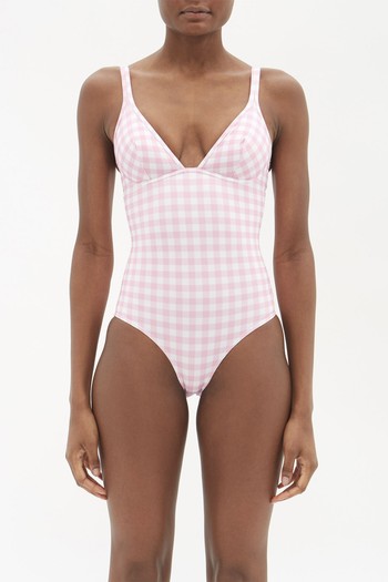 Ruffled Gingham Swimsuit from Ephemera