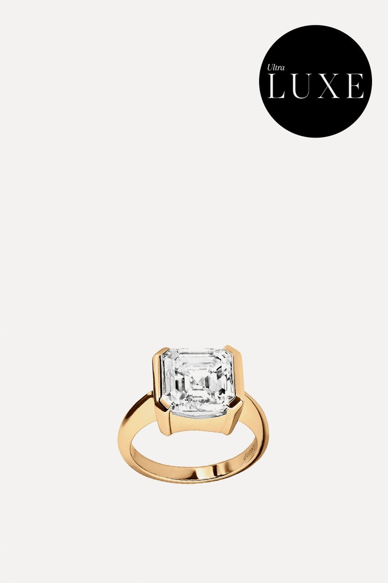14K Inés Asscher-Cut Ring In Lab Diamond from Dorsey