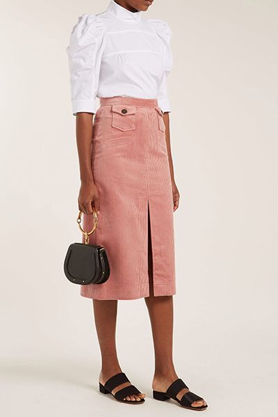 Corduroy Pencil Skirt from Alexachung