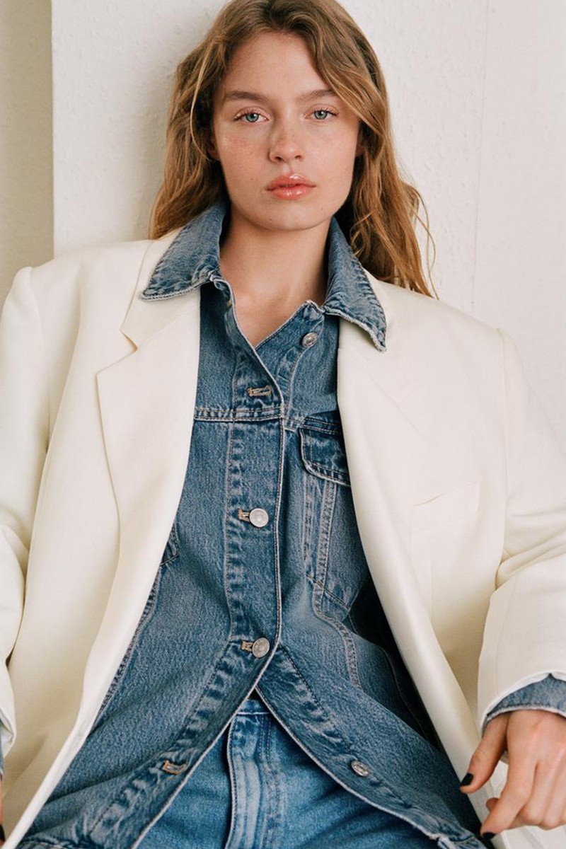 Oversized Double-Breasted Blazer from Zara