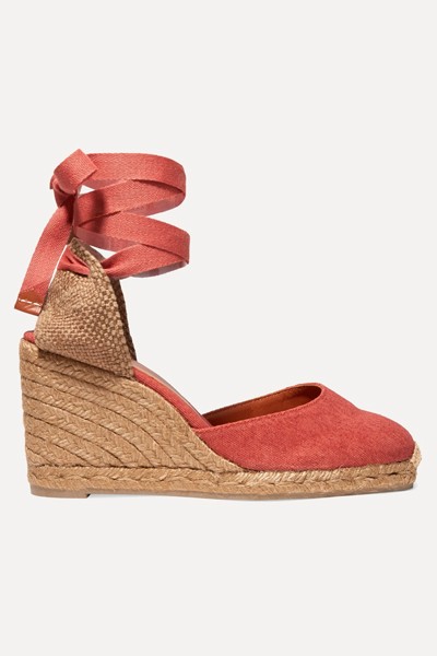 Carina 80 Canvas Wedge Espadrilles from Castaner