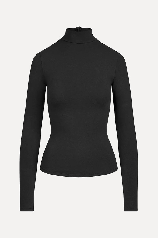 Stretch-Jersey Turtleneck Top from Skims
