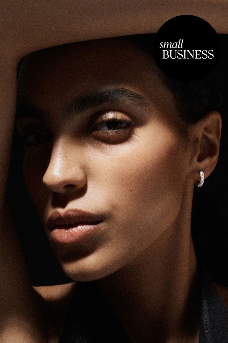 Small Diamond Quotidien Hoops  from Otiumberg