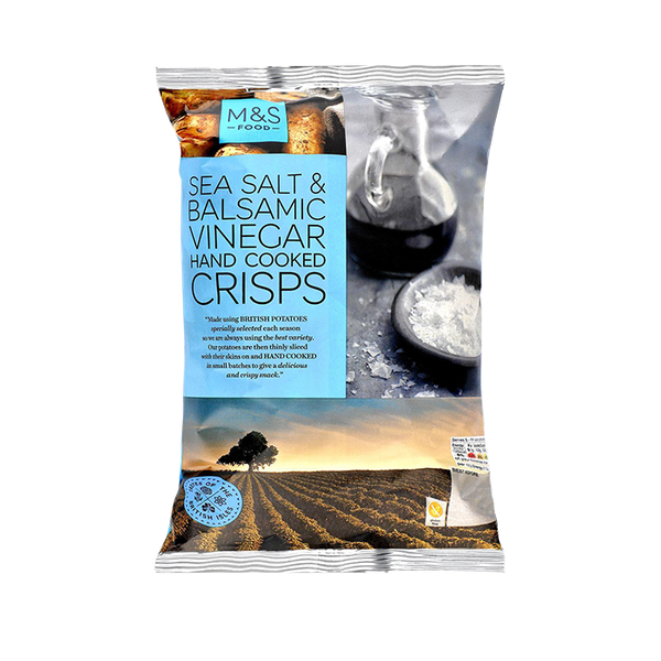 Sea Salt & Balsamic Vinegar Crisps from M&S