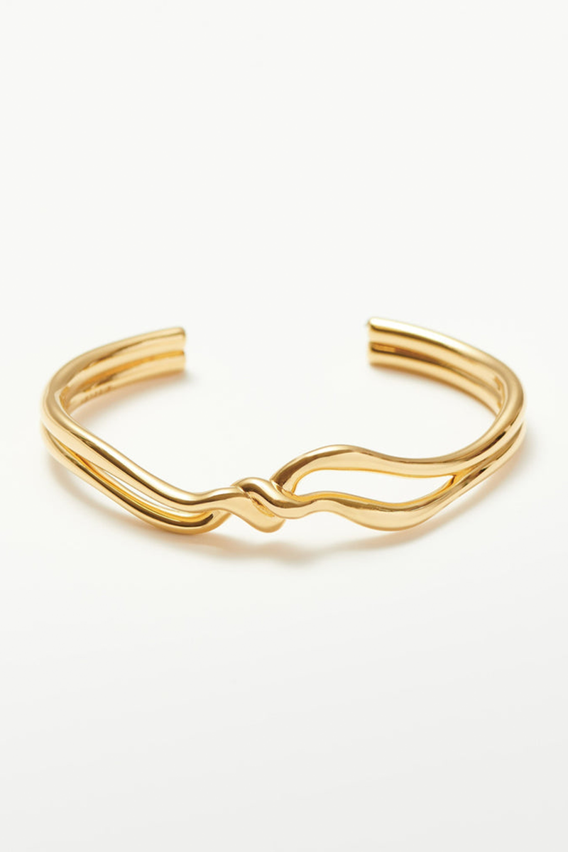 Molten Knot Double Cuff Bracelet from Missoma