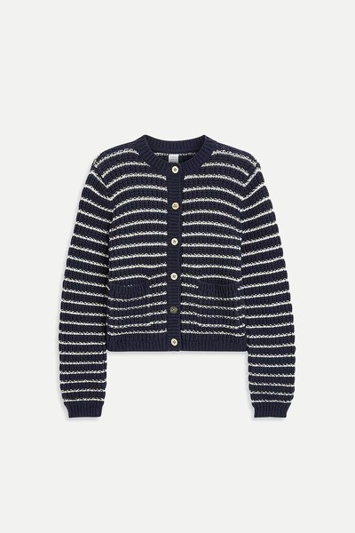 Textured Stripe Cardigan from John Lewis