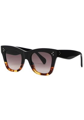Catherine Square-Frame Sunglasses from Celine