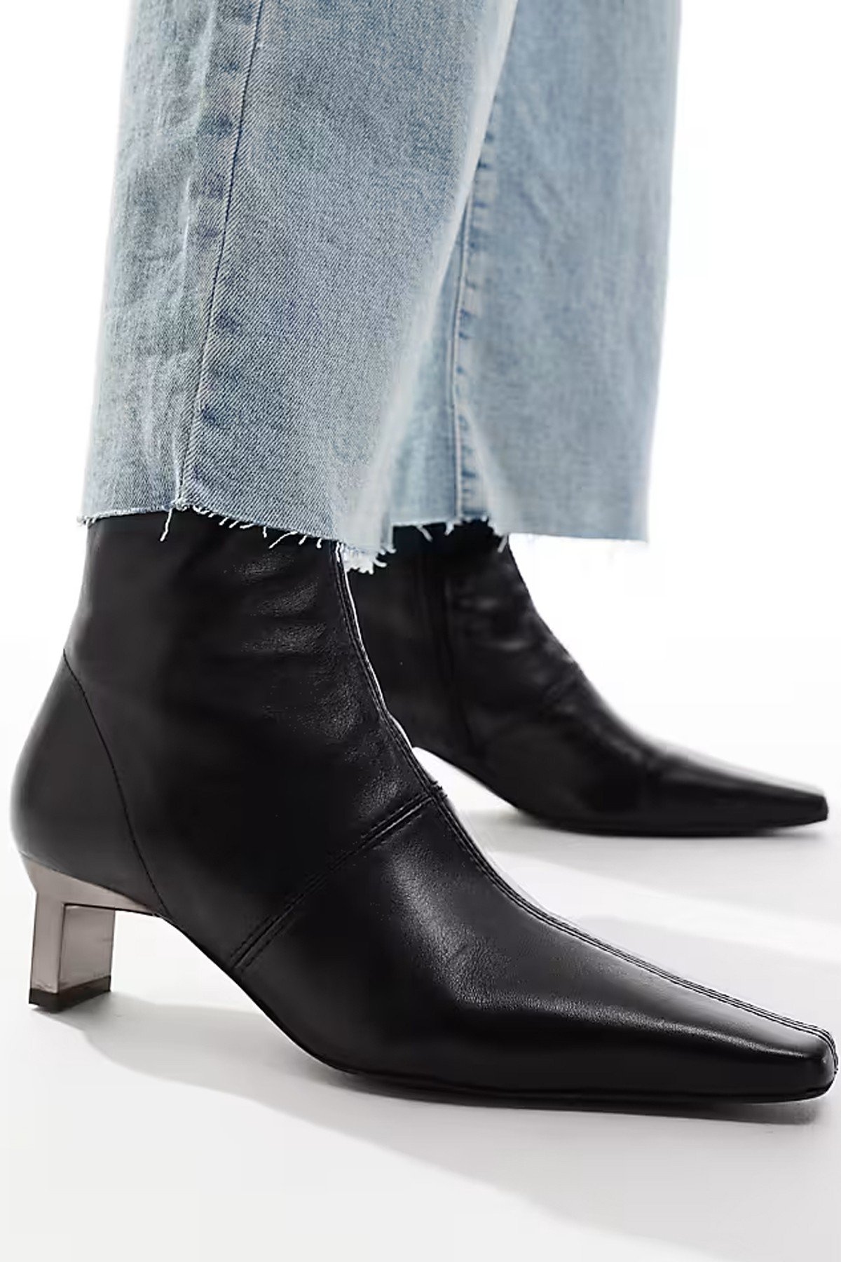 Rise Premium Leather Boots from ASOS