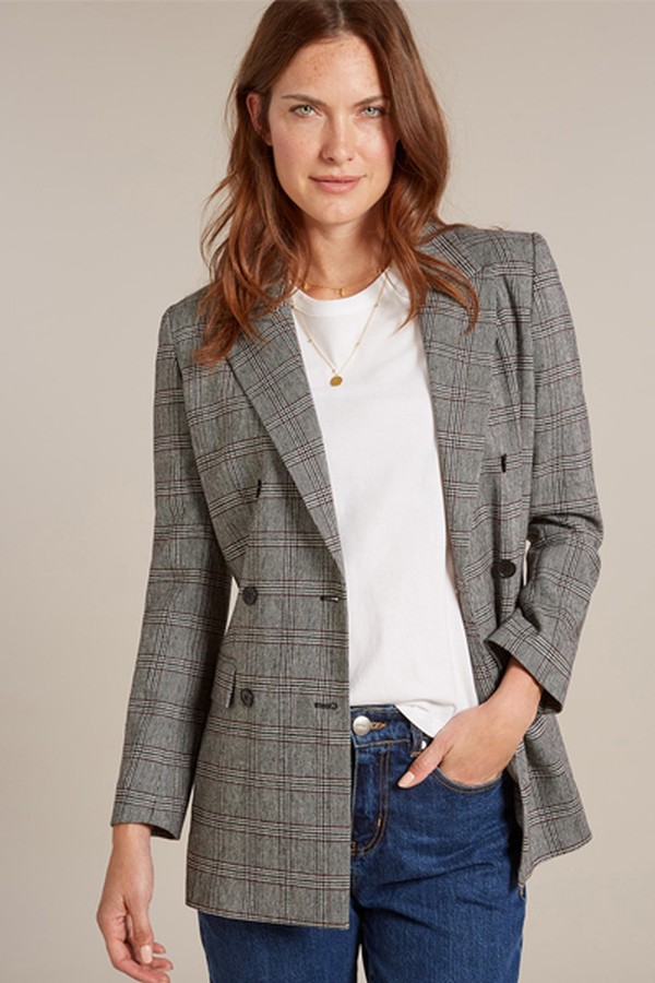 Mallory Check Blazer from Baukjen