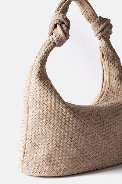 Woven Knot Handle Bag