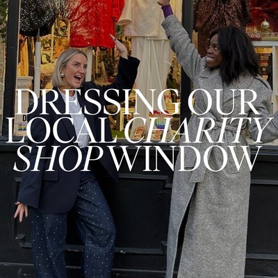 We had the pleasure of dressing our local charity shop window in time for the festive season – wat