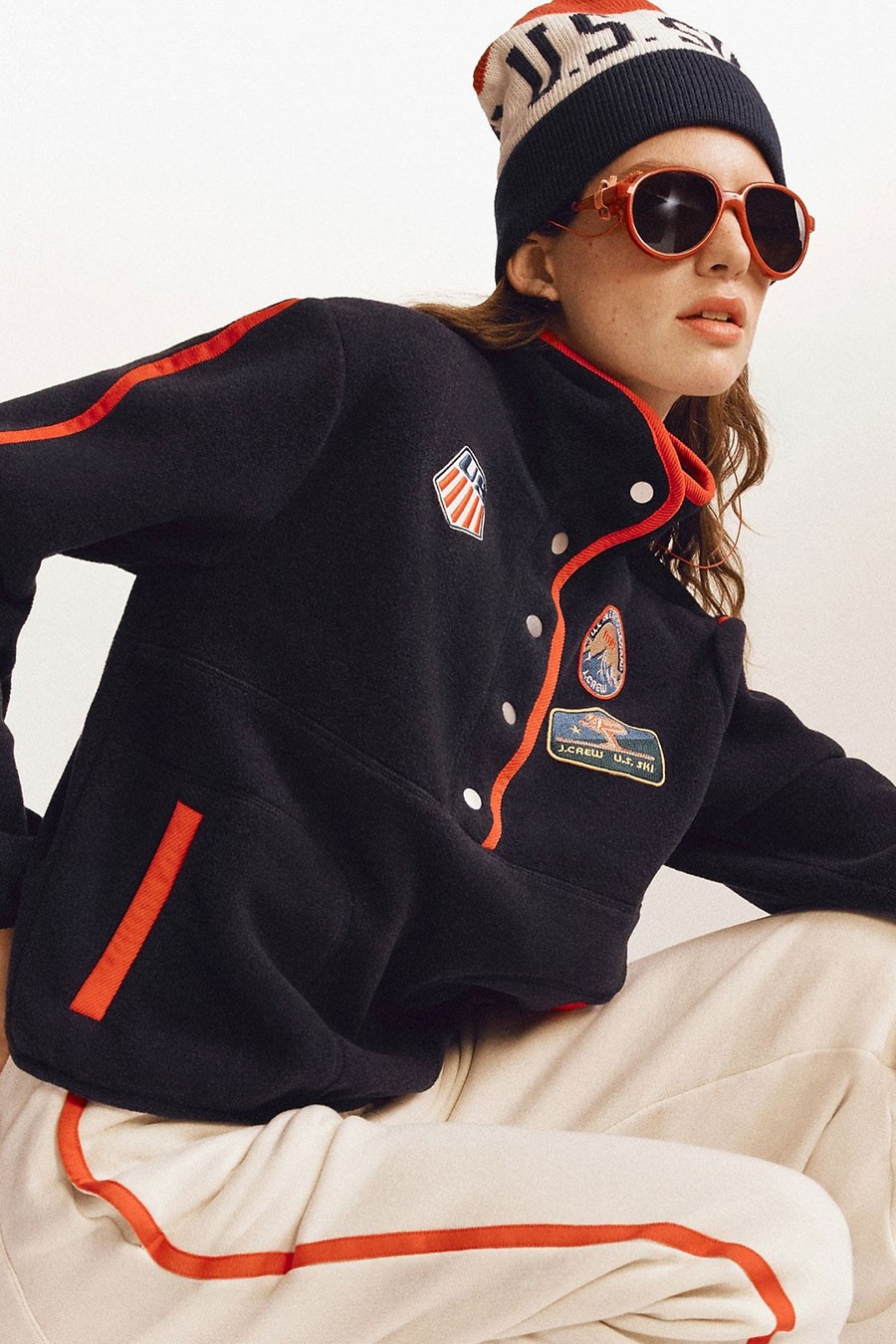 Warm-Up Fleece Pullover from J.Crew x U.S. Ski & Snowboard 
