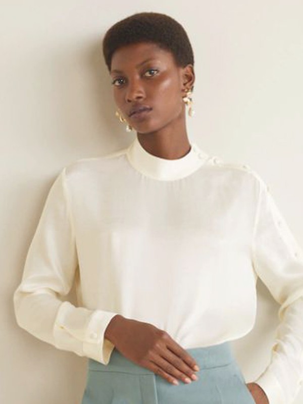 18 White Blouses Under £50