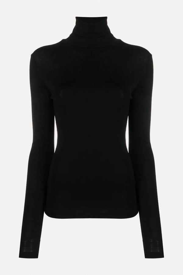 Roll-Neck Merino-Wool Top from Róhe
