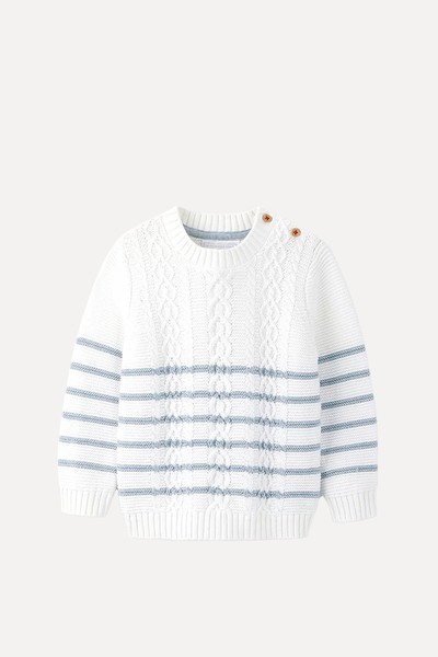 Cable Knit Jumper  from The White Company 