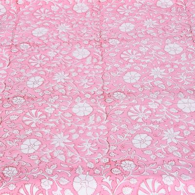 Pink Floral Tablecloth from Fiona Finds