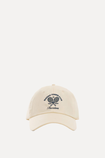 Cap With Embroidered Logo from Mango