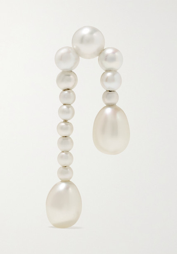 Petite Splash Nuit Pearl Single 14-Karat Earring from Sophie Bille Brahe