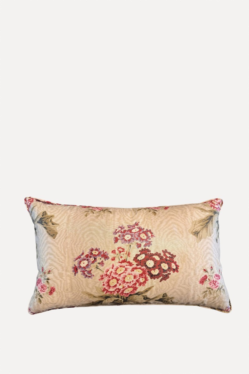 Polyanthus Celadon Small Oblong Cushion from Trove