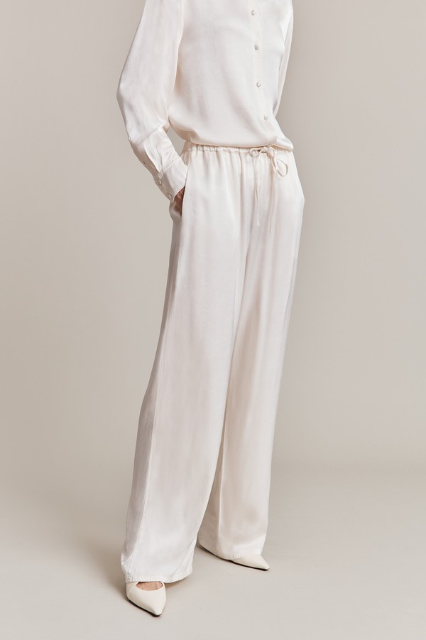 Imogen Satin Wide Leg Trousers from Ghost