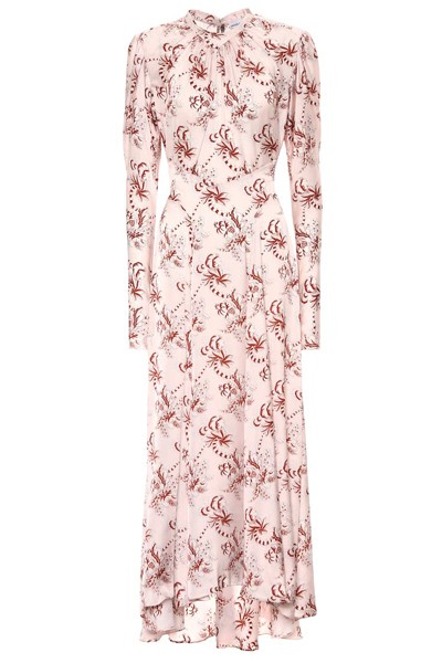 Floral Satin Dress from Paco Rabanne