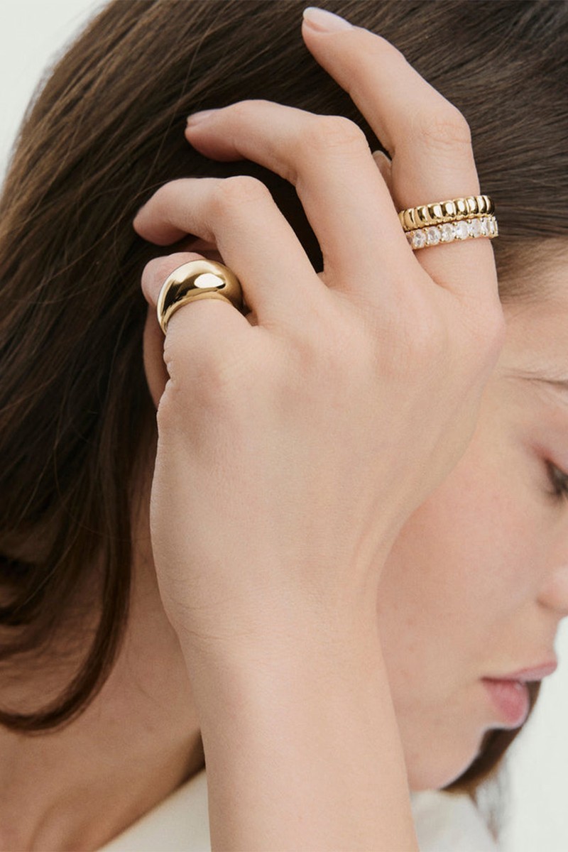 Aurora Oval Eternity Ring from Mejuri